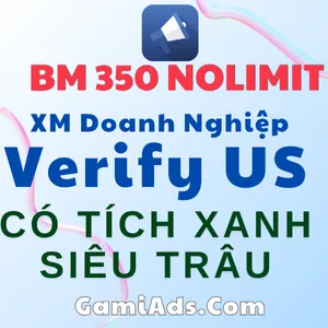 BM350 No-Limit Verified US (Có Tích Xanh) - "Bá Chủ" Chạy Hàng VPCS
