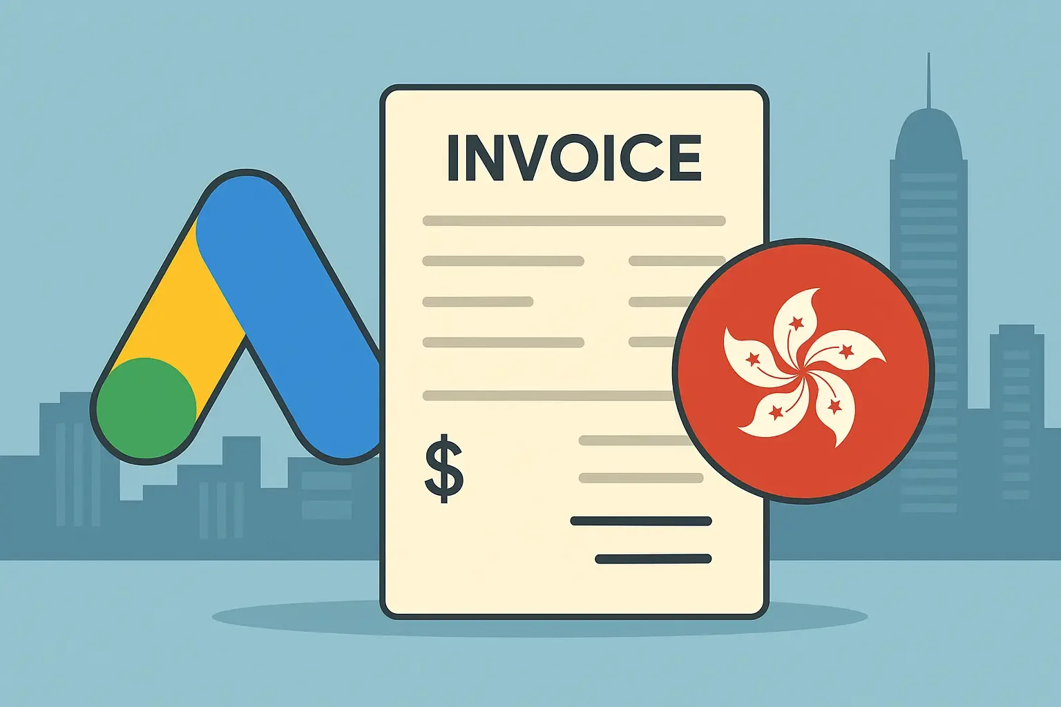 Tài Khoản Google Ads Invoice Hồng Kông Chuyên Chạy VPCS Nặng