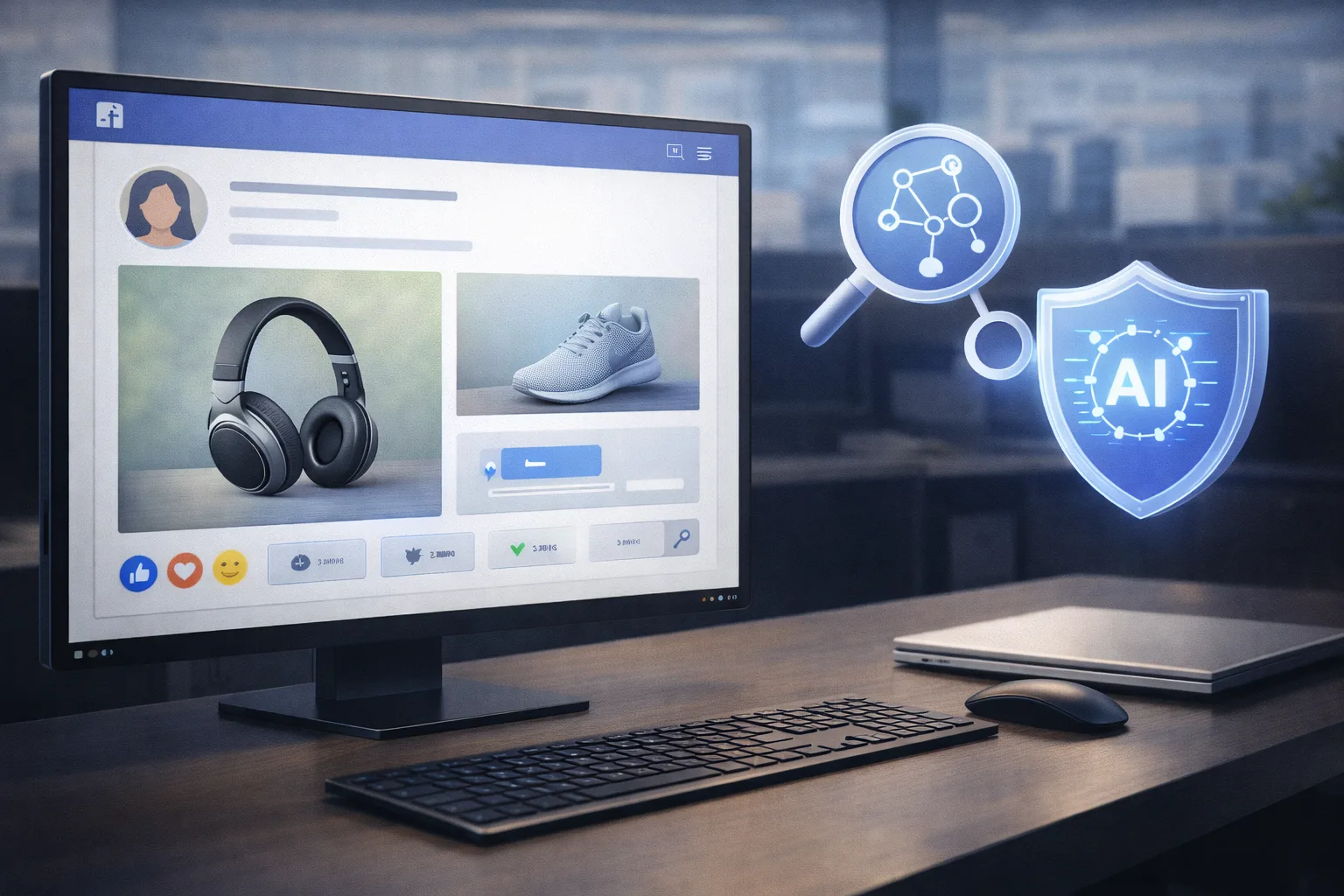 Minh họa cách viết content VPCS an toàn hơn bằng lối diễn đạt mềm, hình ảnh trung tính và thông điệp tránh tuyệt đối hóa