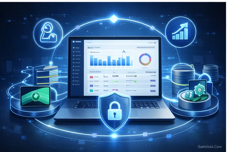 Minh họa các lợi thế chiến lược của tài khoản trả sau gồm dòng tiền, scaling, trust và hiệu suất vận hành