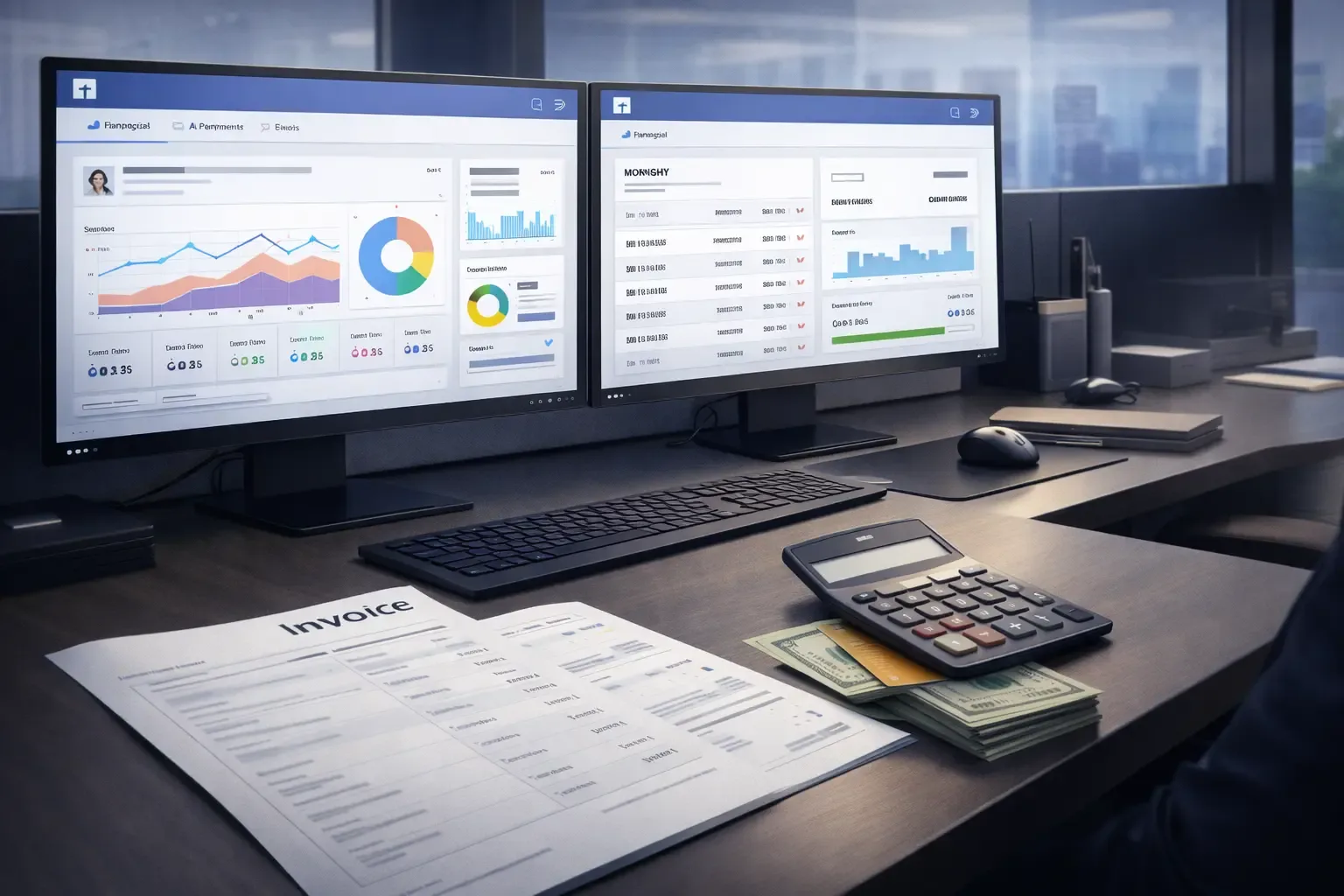 Minh họa tài khoản Invoice Facebook theo mô hình thanh toán trả sau cho ngân sách lớn