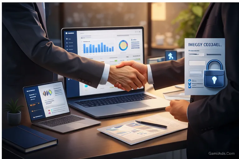 Minh họa doanh nghiệp tiếp cận tài khoản Invoice thông qua đối tác uy tín thay vì tự xin cấp trực tiếp