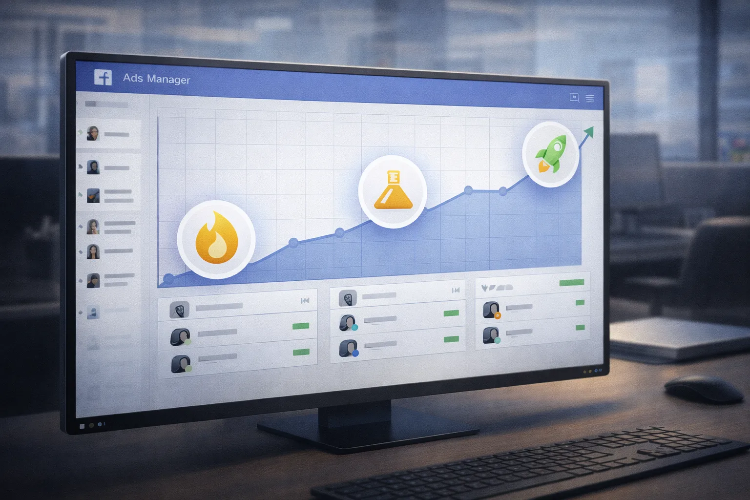 Minh họa quy trình làm ấm tài khoản rồi tăng ngân sách từ từ trong chiến dịch VPCS